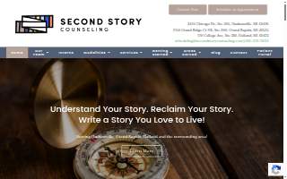 Second Story Counseling website