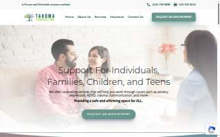 Tahoma Counseling of Jenison website