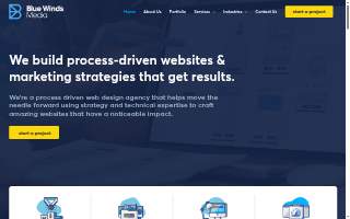 Blue Winds Media of Inkster website