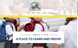 Children's World of Fun Daycare website