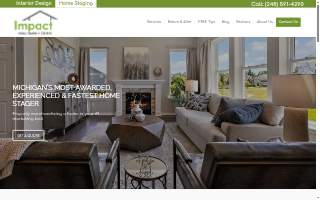 Impact Home Staging Experts of Inkster website