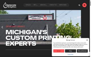 Inkorporate Graphics website