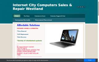 Internet City Computers of Inkster website
