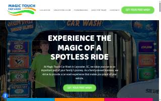 Magical Touch Car Wash website
