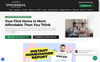 Universal Mortgage LLC website