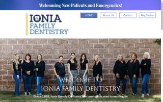 Ionia Family Dentistry website