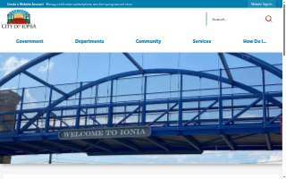 Ionia Income Tax Department website