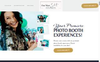 One More Shot Photo Booth website