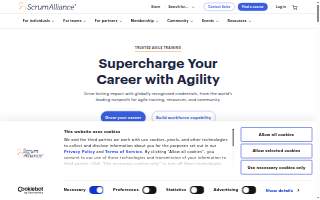 Agile Growth Shop website