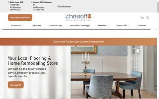 Christoff and Sons Floor Covering website