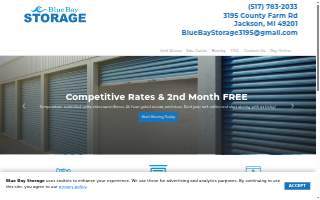 Jackson Self Storage website