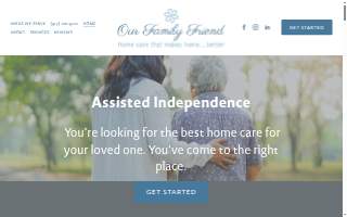 Our Family Friend, LLC website