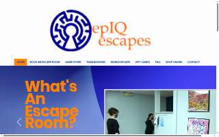 sepIQ escapes & Game Store website