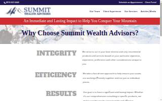 Summit Wealth Advisors of Jackson website
