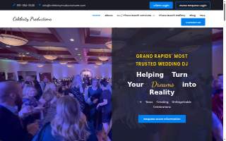 Celebrity Productions Grand Rapids (DJ, Photo Booth, and Entertainment Specialists) website