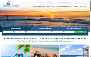 Dunes Golf and Bar website