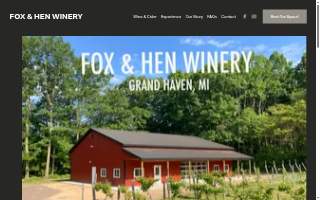 Fox & Hen Winery website
