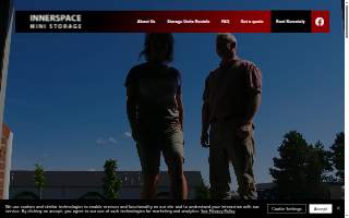 Innerspace Mini Storage website