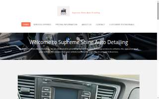 Supreme Shine Auto Detailing LLC of Jenison website