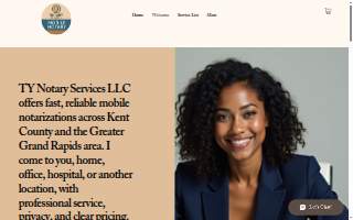 TY Notary Services LLC website