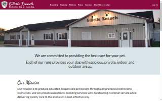 Gillette Kennels website