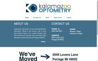 Kalamazoo Optometry website