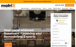 Matrix Basements of Kalamazoo website