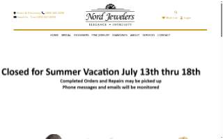 Nord Jewelers website