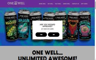 One Well Brewing website