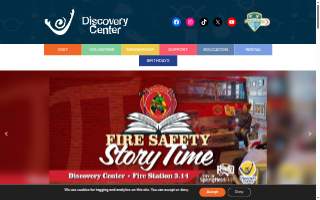 The Discovery Center website