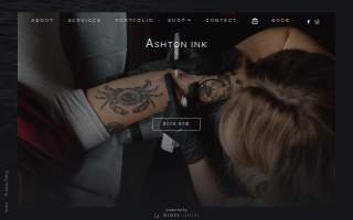 Ashton Ink website