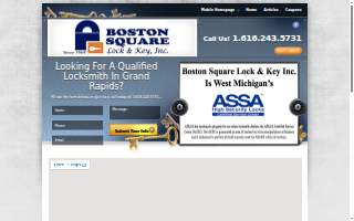 Boston Square Lock & Key website
