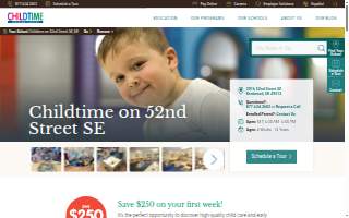 Childtime on 52nd Street SE website
