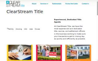 ClearStream Title of Kentwood website