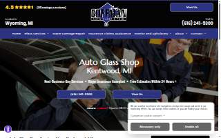 Coffman Auto Glass & Upholstery website
