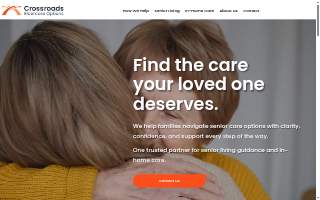 Crossroads Eldercare Options website