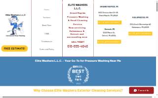 Elite Washers L.L.C. of Kentwood website
