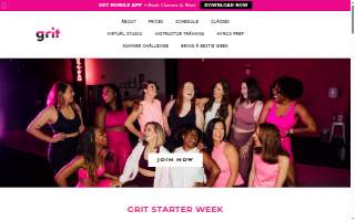 Grit Pilates & Yoga of Kentwood website