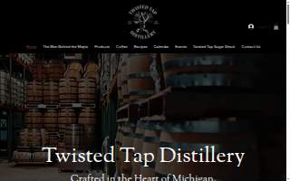 Twisted Tap Distillery website