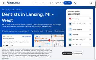 Aspen Dental - Lansing, MI - West website