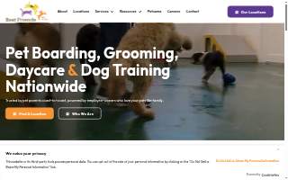 Best Friends Pet Hotel of Lansing website