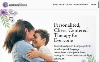 Connections Speech and Language Center website