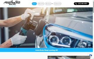 Cooper Body Shop website