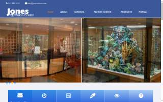 Jones Vision Center website