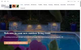 Only Outdoor Living of Lansing website