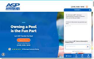 ASP - America's Swimming Pool Company of Troy website