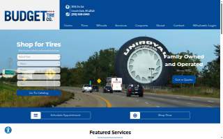 Budget Tire Co. website