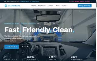 Clearwave Car Wash of Lincoln Park website