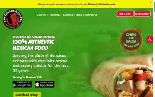 Taqueria Los Charros website