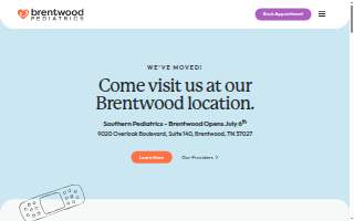 Brentwood Pediatric Associates website